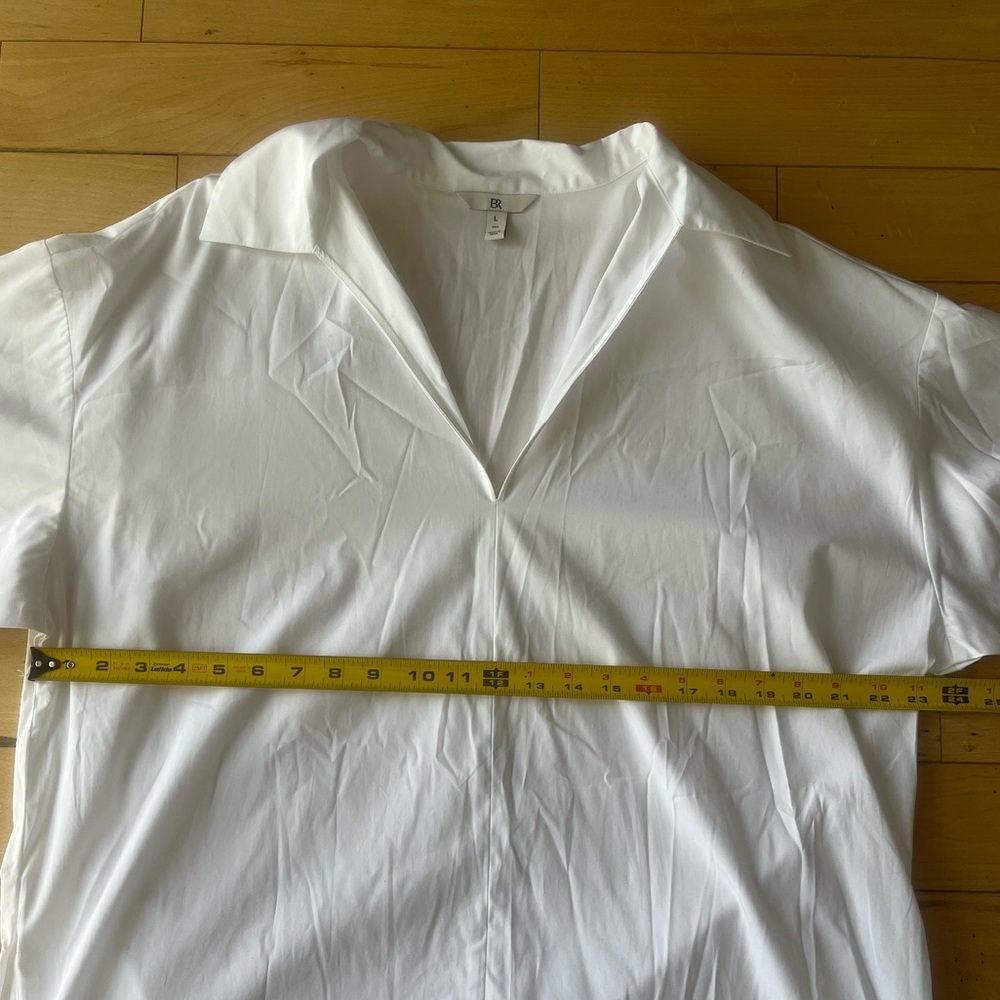 NWOT Banana Republic Cruz Poplin Mini Dress in 100% Cotton - Picture 10 of 14